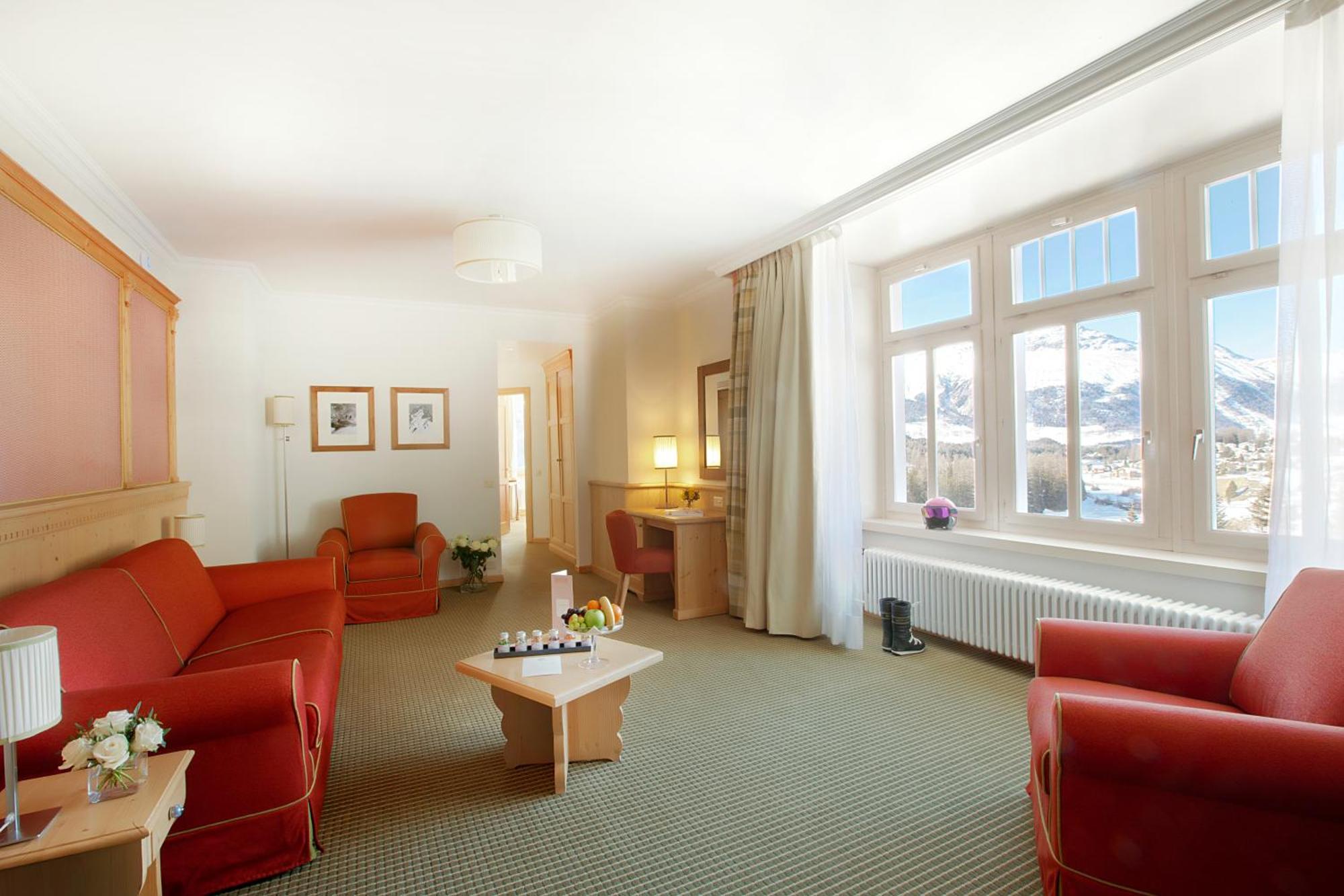 Schloss Hotel & Spa Pontresina Bagian luar foto