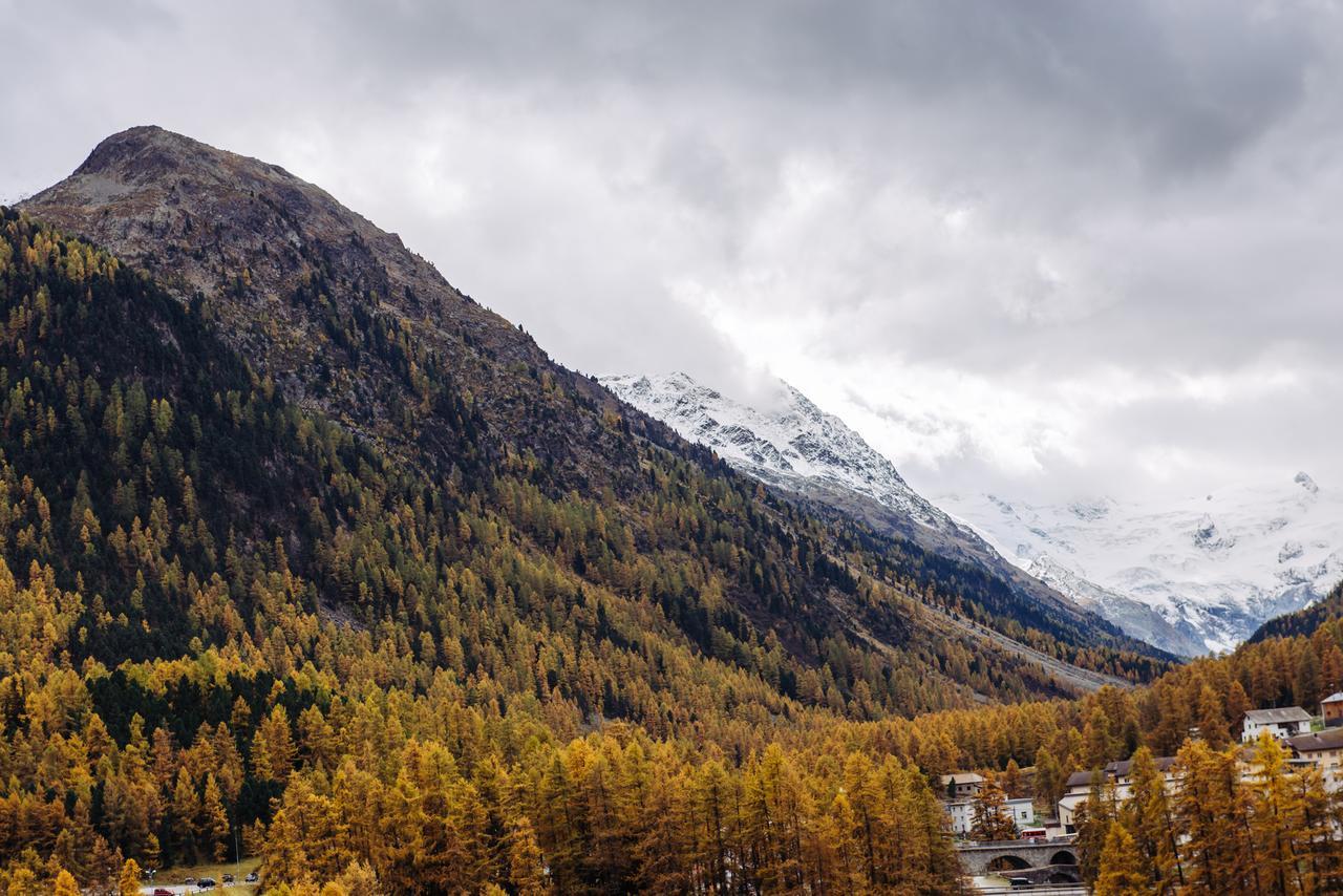 Schloss Hotel & Spa Pontresina Bagian luar foto