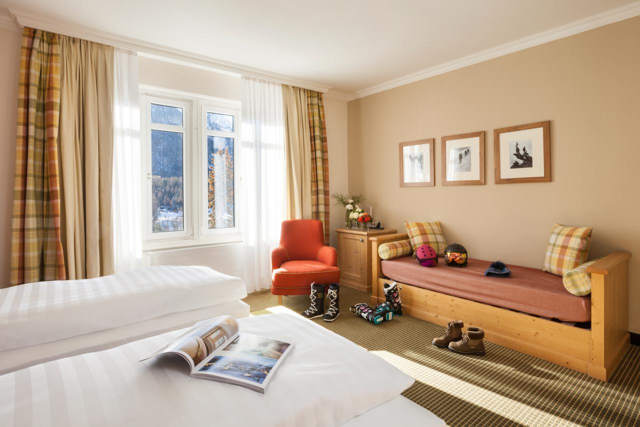 Schloss Hotel & Spa Pontresina Bagian luar foto