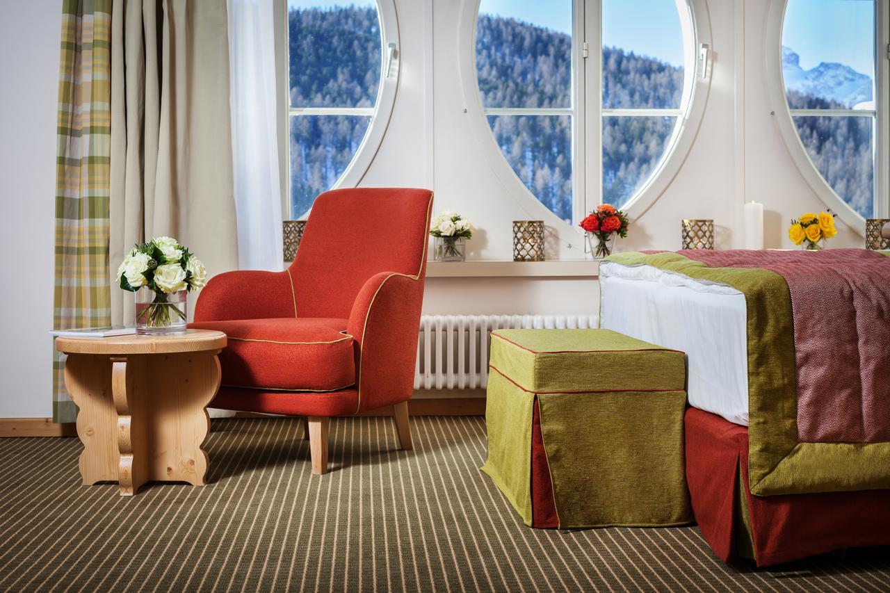 Schloss Hotel & Spa Pontresina Bagian luar foto