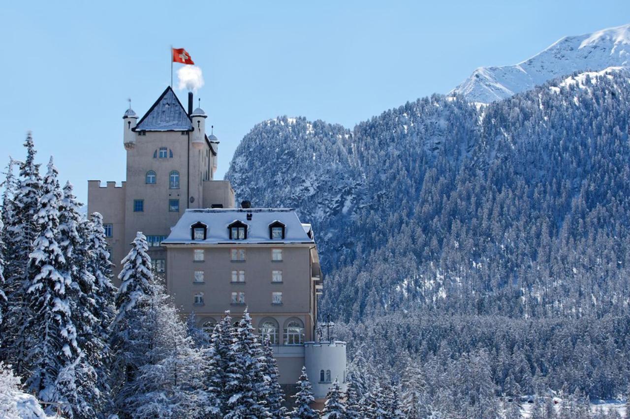 Schloss Hotel & Spa Pontresina Bagian luar foto