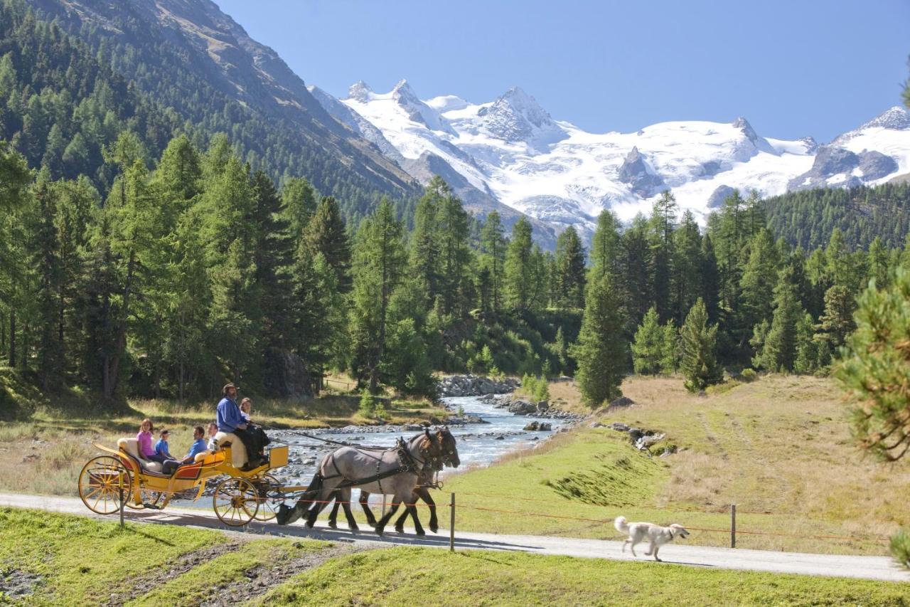 Schloss Hotel & Spa Pontresina Bagian luar foto