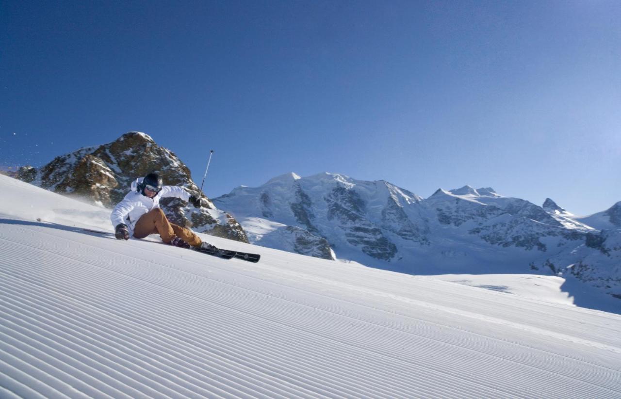 Schloss Hotel & Spa Pontresina Bagian luar foto